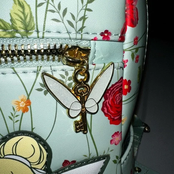 Disney Loungefly Tinker Bell Mini Backpack. - Picture 6 of 6